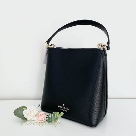 kate spade Handbags - NWT Kate Spade Purse Darcy Black Small Bucket Bag Crossbody